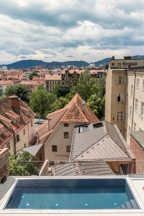Kai 36 - Hotel Zwischen Fels Und Fluss 그라츠 외부 사진 View of the house from the north